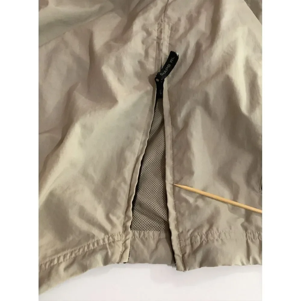 Vintage Chaps Ralph Lauren Windbreaker Hoodie Pullover Size XL W Side Zip